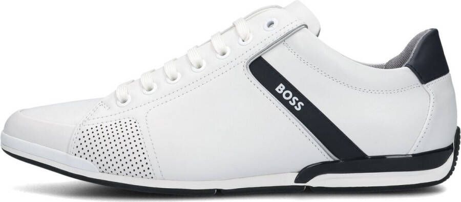 BOSS Lage Sneakers Heren Saturn Lowp Maat: 40 Materiaal: Leer Kleur: Wit