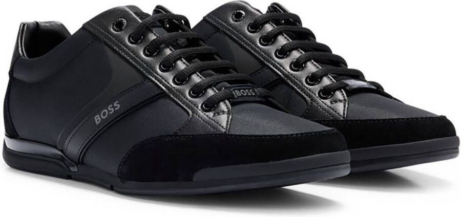 BOSS Lage Sneakers Heren Saturn Lowp Maat: 44 Materiaal: Textiel Kleur: Zwart - Foto 2