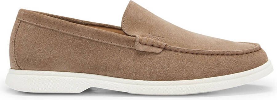 Boss InstapSchoen Bruin Mannen Lente Zomer Collectie Suède - Foto 3