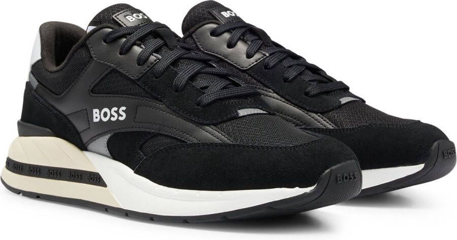 BOSS Lage Sneakers Heren 50480546 Maat: 40 Materiaal: Leatherlook Kleur: Zwart - Foto 9