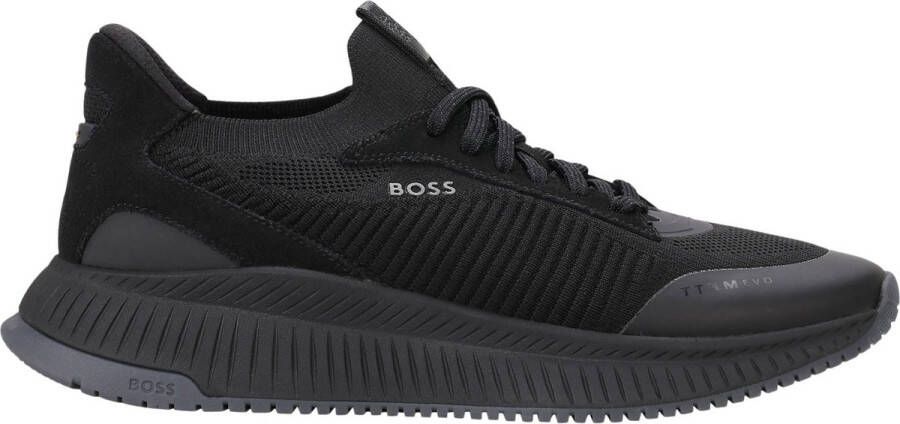 Boss Gebreide Sneakers Ttnm Evo Zwart Black Heren