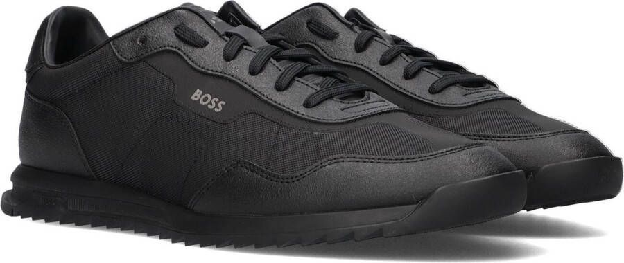 BOSS Lage Sneakers Heren Zayn Lowp Maat: 39 Materiaal: Textiel Kleur: Zwart