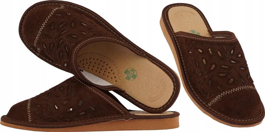 Botiga Dames Pantoffels Leer Suède Comfortabel & Ademend
