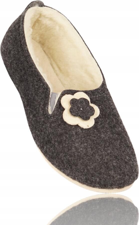 Botiga Dames Pantoffels met Wol Filc Hiel Warm & Comfortabel