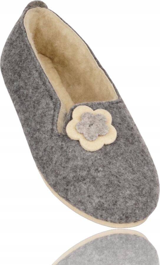 Botiga Dames Pantoffels met Wol Filc Hiel Warm & Comfortabel
