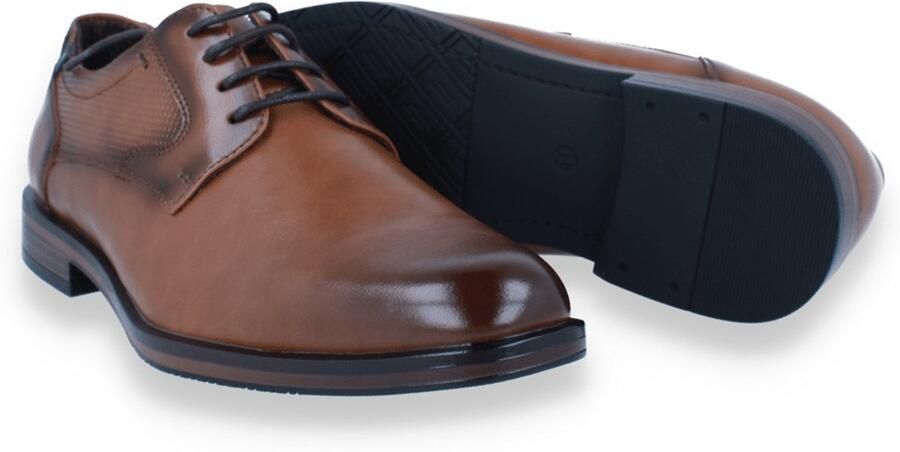 Bottesini Heren Veterschoen Cognac