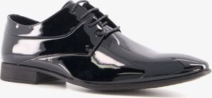 Bottesini lak veterschoenen Zwart