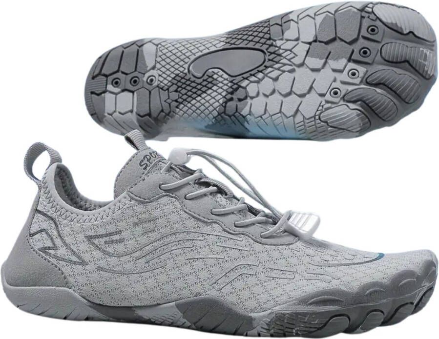 Bovista Barefoot Schoenen Waterschoenen Aquashoes Afzwemschoenen Zwemles & Fitness Sportschoenen Grijs