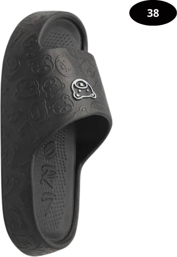 Bovista Badslippers & Comfortabel Flip Flops Sauna Zomer Zwart - Foto 2