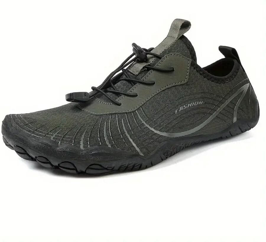 Bovista Barefoot Schoenen Waterschoenen Aquashoes Afzwemschoenen Zwemles & Fitness Sportschoenen Legergroen