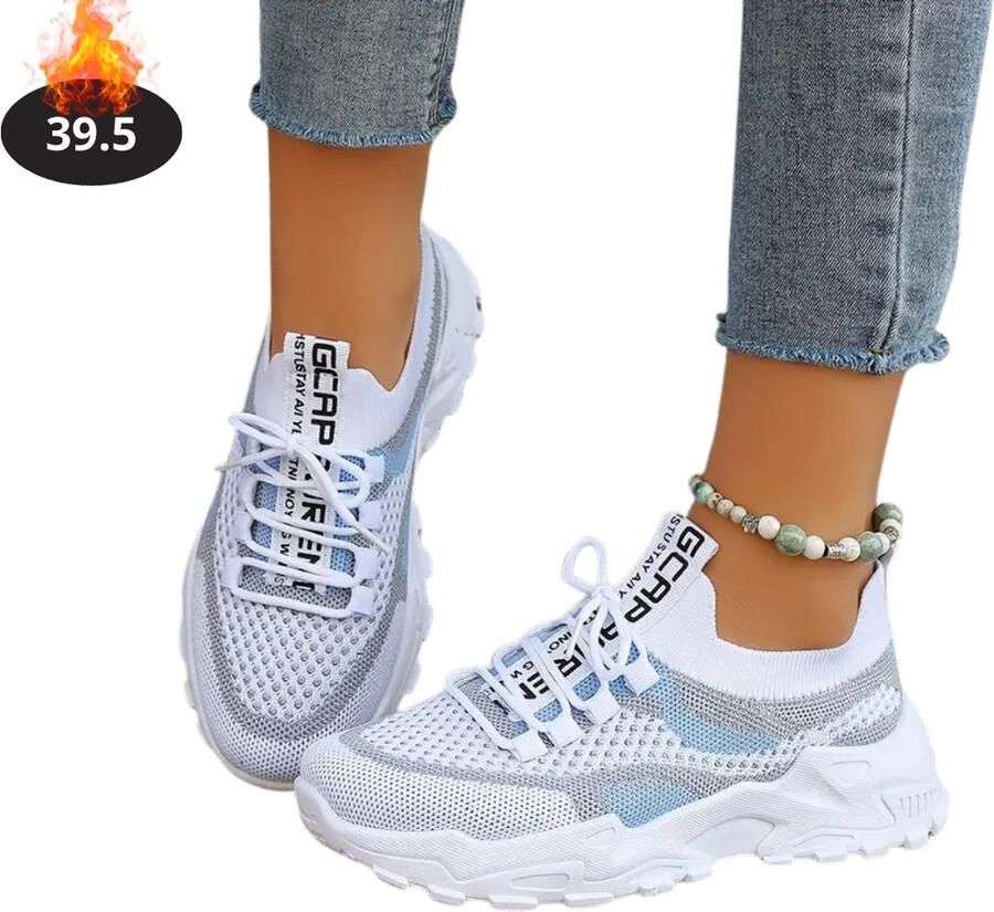 Bovista Schoenen Dames Sneakers Comfortabel Sportief Casual Volwassen Blauw