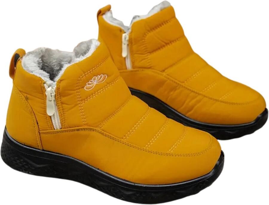 Nivard Snowboots Dames Sneeuwschoenen Snowboots Wintersport Ski Gadgets Geel