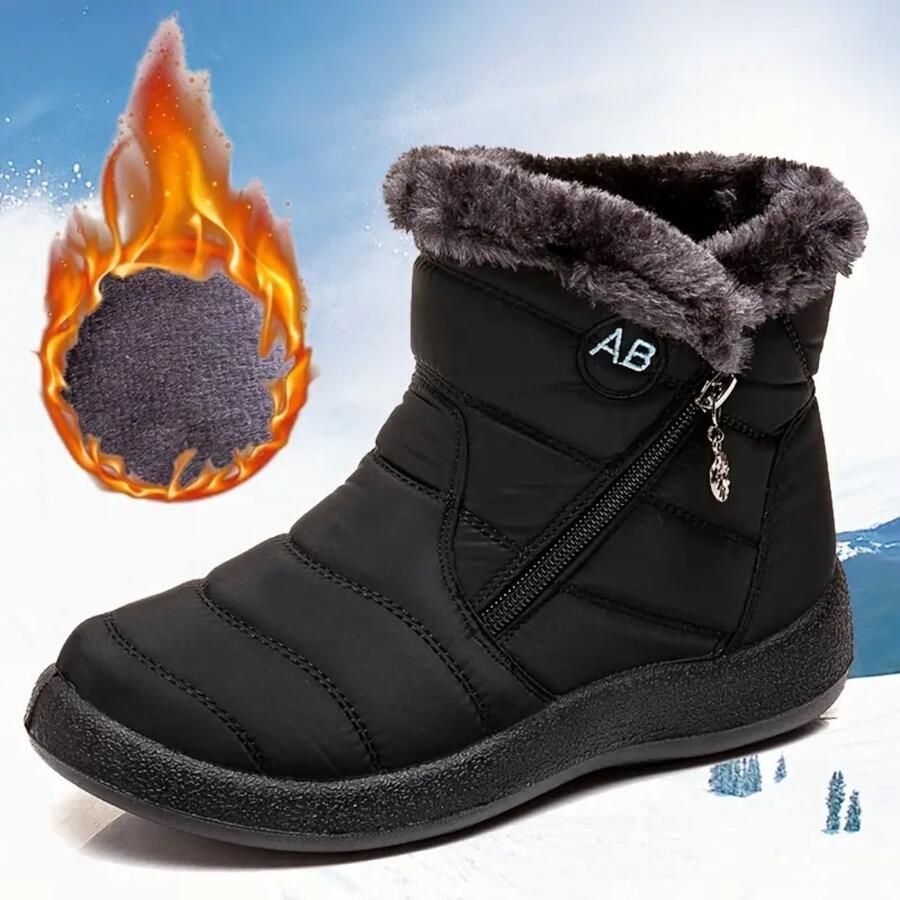 Bovista Snowboots Sneeuwschoenen Sneeuwboots Dames Wintersport Ski Skischoenen Grijs