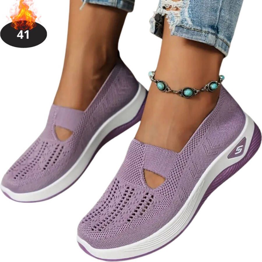 Bovista Schoenen Dames Sneakers Comfortabel Slippers Casual Volwassen Lichtpaars