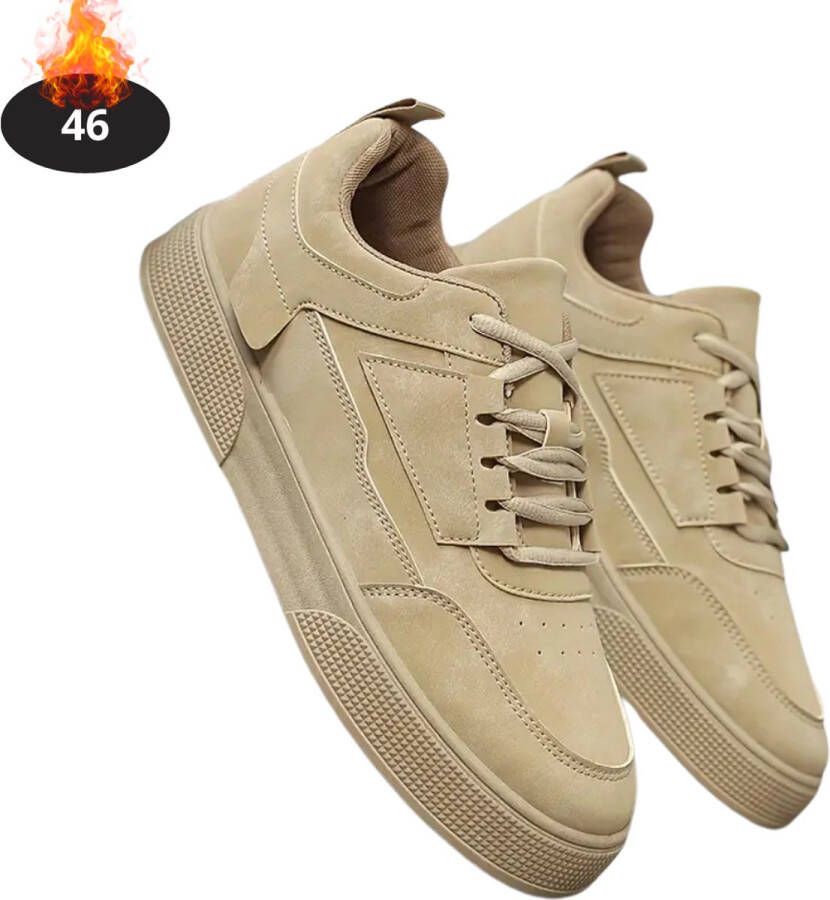 Bovista Schoenen Heren Sneakers Comfortabel Casual Volwassen Khaki