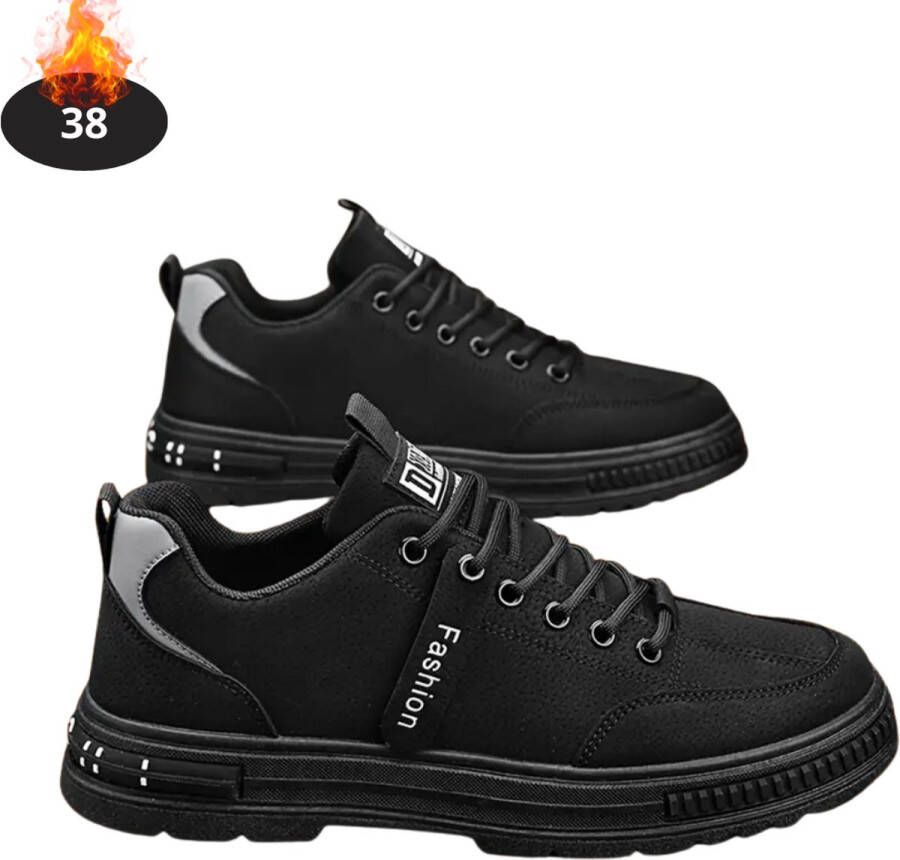 Livano Schoenen Heren Sneakers Comfortabel Casual Volwassen Zwart