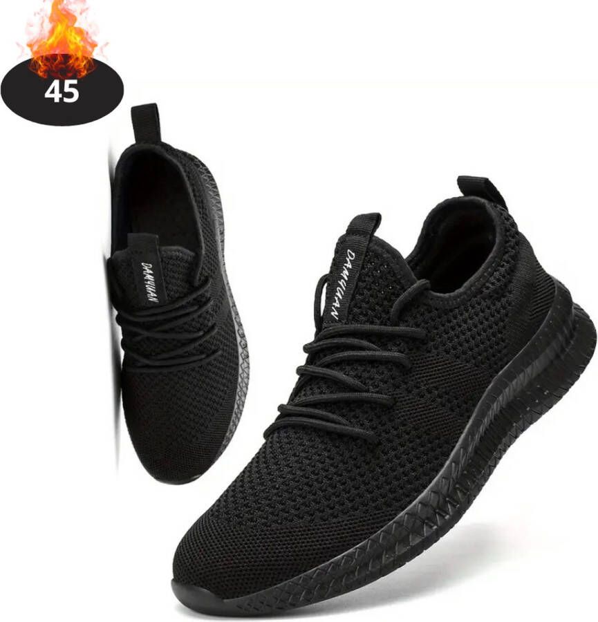 Bovista Schoenen Heren Sneakers Comfortabel Sportief Casual Volwassen Zwart