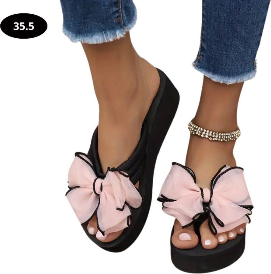 Bovista Slippers Dames Teenslippers Flip Flops Comfortabel Zomer Roze