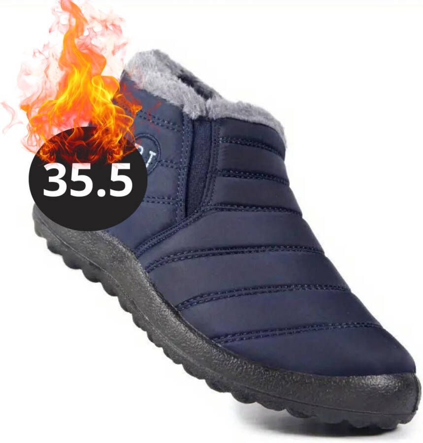 Bovista Snowboots Sneeuwschoenen Sneeuwboots Dames Wintersport Ski Skischoenen Blauw 35.5 Laag - Foto 1