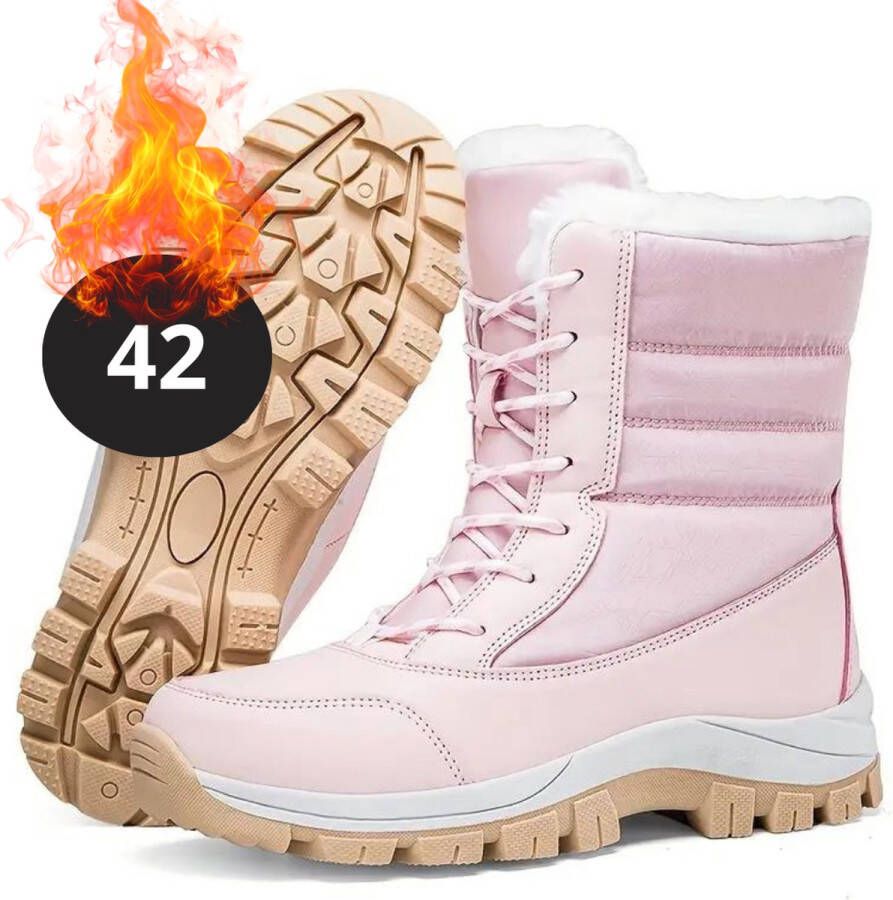 Bovista Snowboots Sneeuwschoenen Sneeuwboots Dames Wintersport Ski Skischoenen Lichtgrijs 42- Laarzen