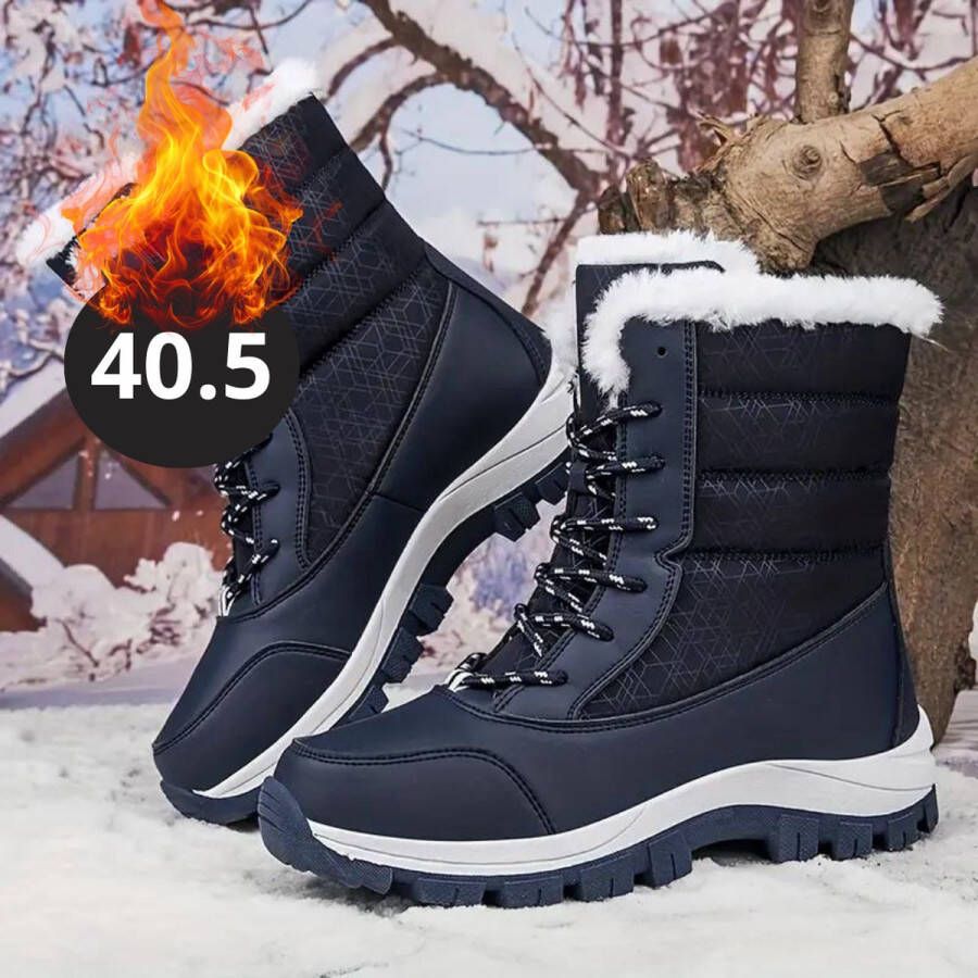 Bovista Snowboots Sneeuwschoenen Sneeuwboots Dames Wintersport Ski Skischoenen Zwart 40.5 Laarzen - Foto 1