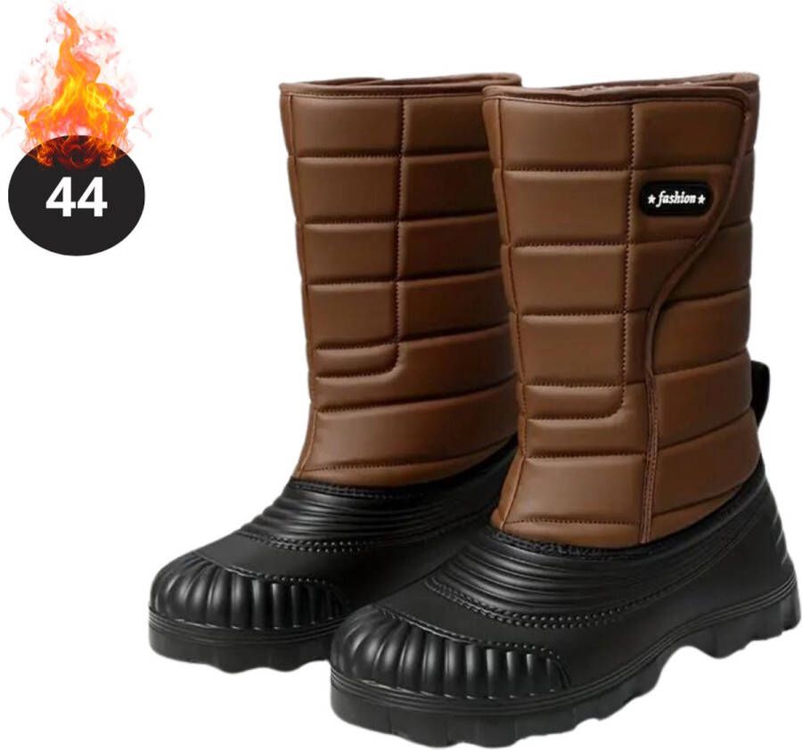 Bovista Snowboots Sneeuwschoenen Sneeuwboots Heren Wintersport Ski Skischoenen Bruin 44 Antislip Winter - Foto 1