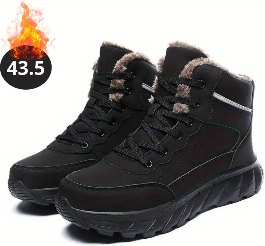 Nivard Snowboots Sneeuwschoenen Sneeuwboots Dames Wintersport Ski Skischoenen Zwart 43 Buiten Antislip