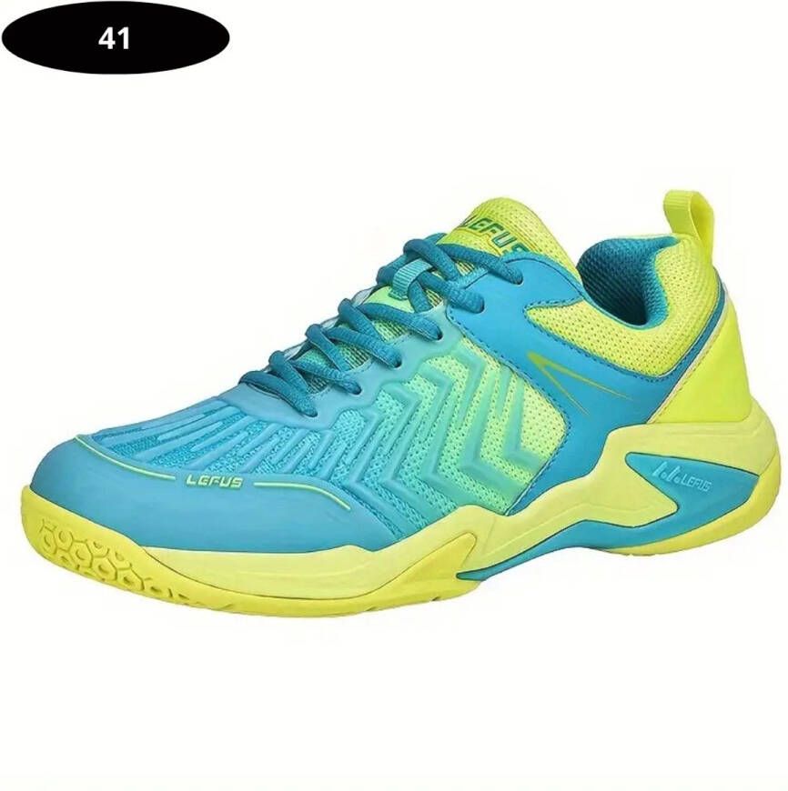 Bovista Tennisschoenen Tenniskleding Indoor Outdoor Blauw & Geel