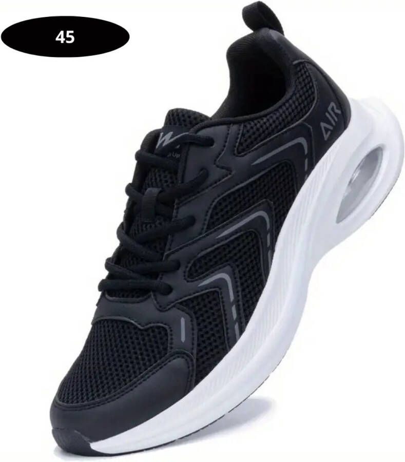 Bovista Tennisschoenen Tenniskleding Indoor Outdoor Zwart Wit