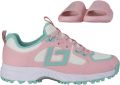 Brabo Tribute Junior Turf Hockeyschoenen Light Pink Aqua met Slides - Lichtroze