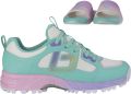 Brabo Tribute Junior Turf Hockeyschoenen Aqua Tie Dye met Slides - Turquoise