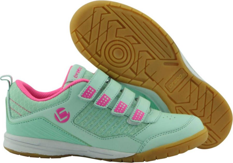 Brabo Shoe Velcro Indoor Light Green Sportschoenen Vrouwen Light Green