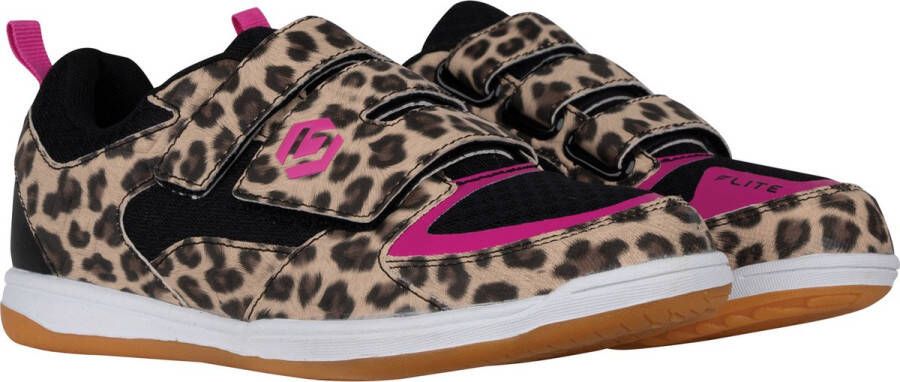 Brabo BF1022B Indoor Shoe Velcro Leopard Hockey Hockeyschoenen Zaal