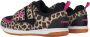 Brabo Velcro Leopard Indoor Junior Sportschoenen Hockey Brown Black - Thumbnail 1