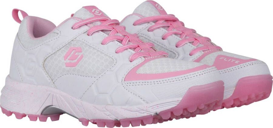 Brabo Tribute Hockeyschoenen Wit Roze