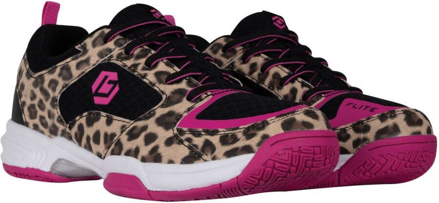 Brabo Tribute Leopard Indoor Junior Sportschoenen Korfbal Brown Black