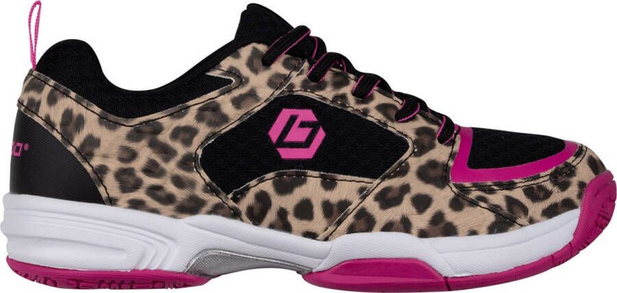 Brabo Tribute Leopard Indoor Junior Sportschoenen Korfbal Brown Black