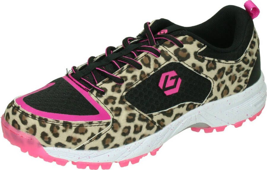 Brabo Tribute Leopard Roze Junior Sportschoenen Korfbal Pink