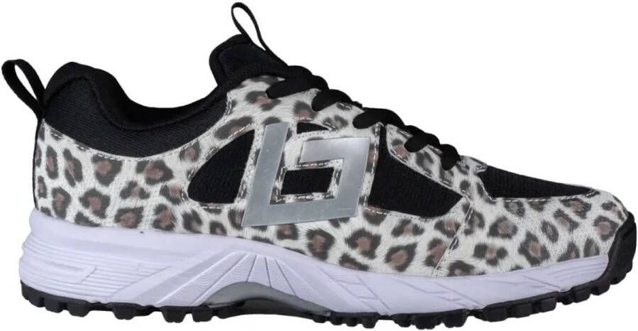 Brabo bf1033d shoe tribute leopard black Hockeyschoenen veld Geel
