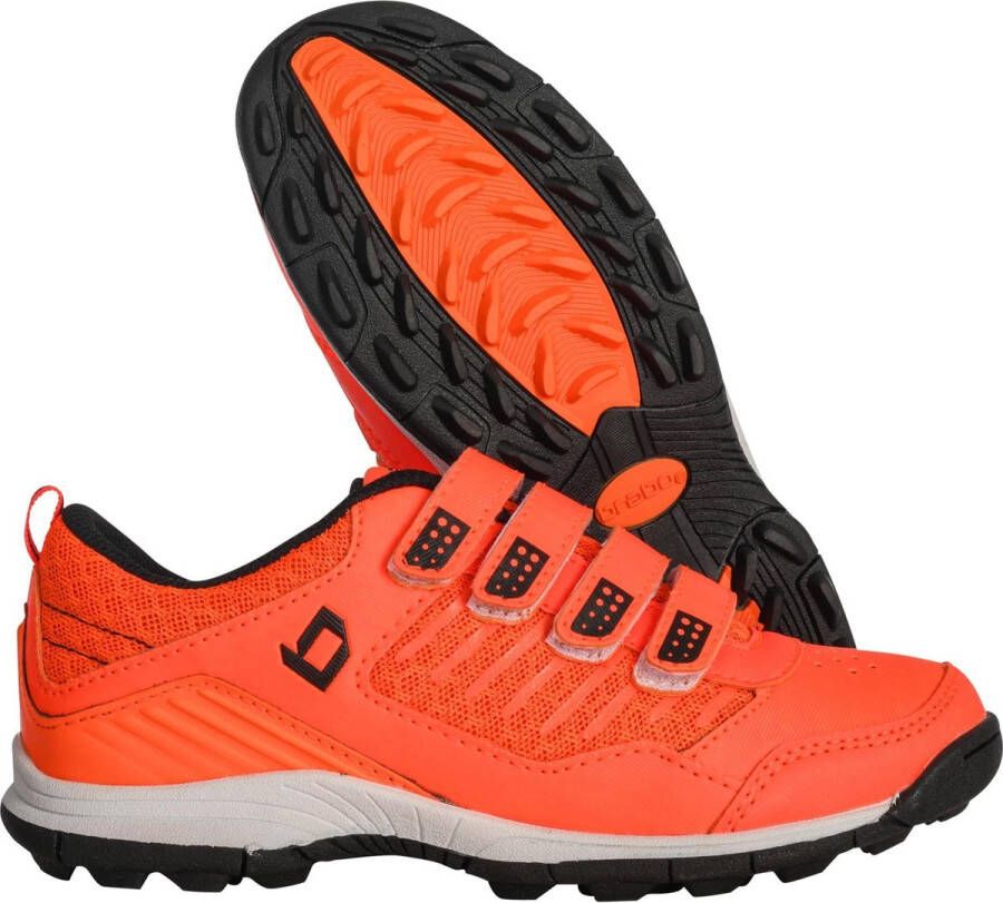 Brabo Velcro Unisex Hockeyschoenen Neon Orange