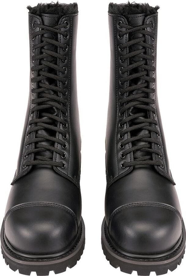 Brandit Phantom Fur Liner 14 Eyelet Boots 9083 Black