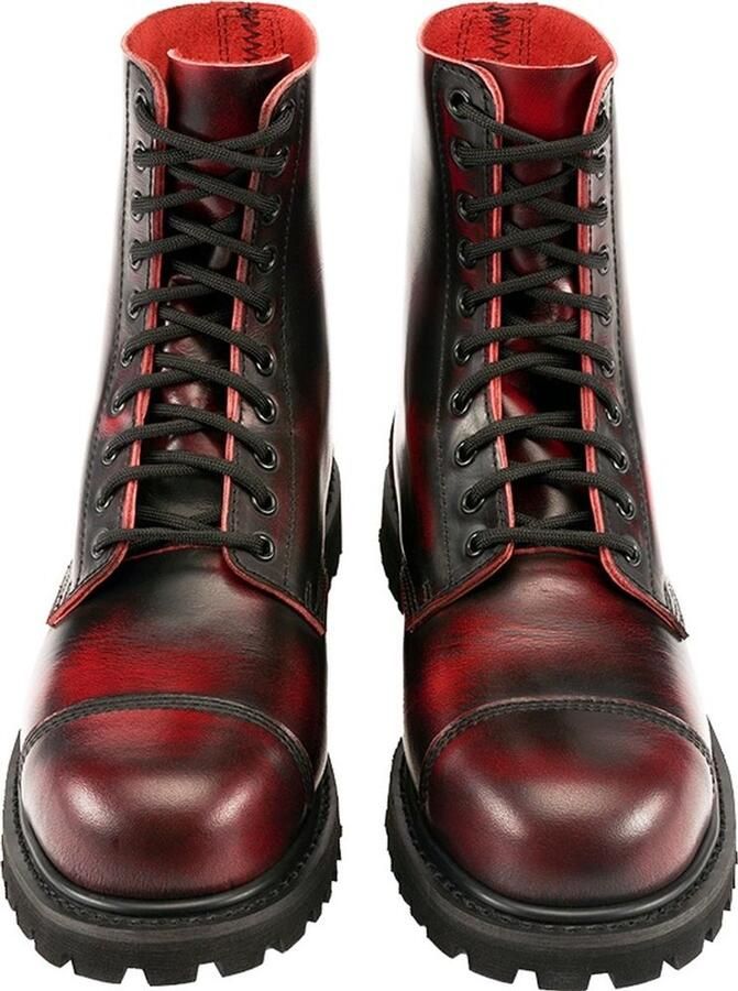 Brandit Rub Off Phantom 10 Eye Boots 9055 Burgundy Red