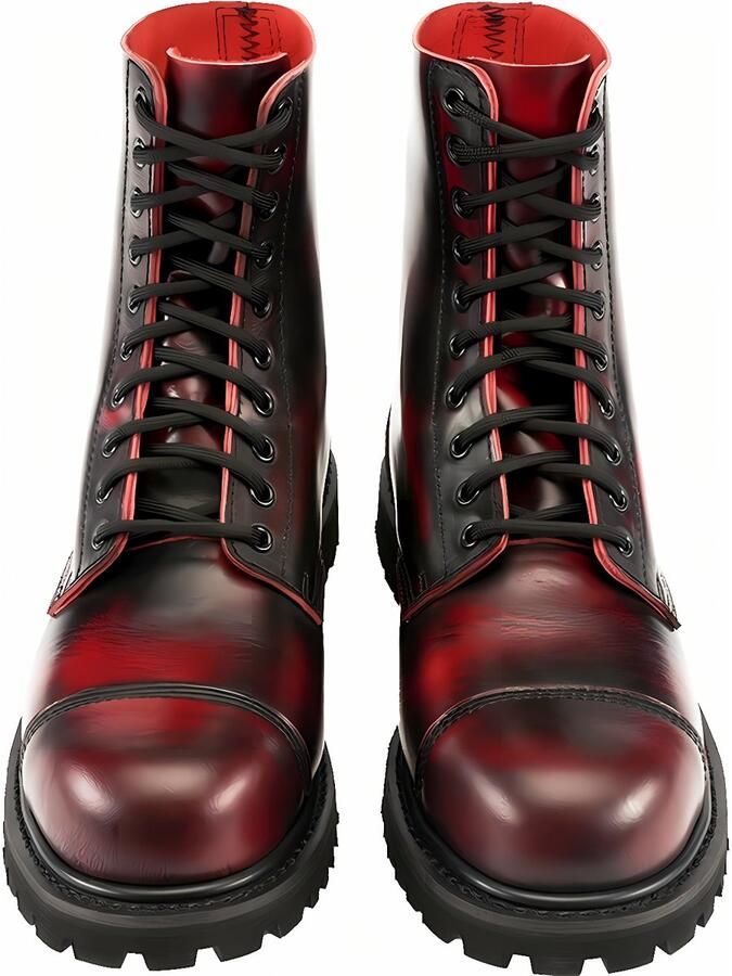 Brandit Rub Off Phantom 10 Eye Veterlaars 47 Shoes Bordeaux rood Rood