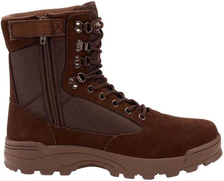 Brandit Tactical Boots Zipper Heren Laars bruin