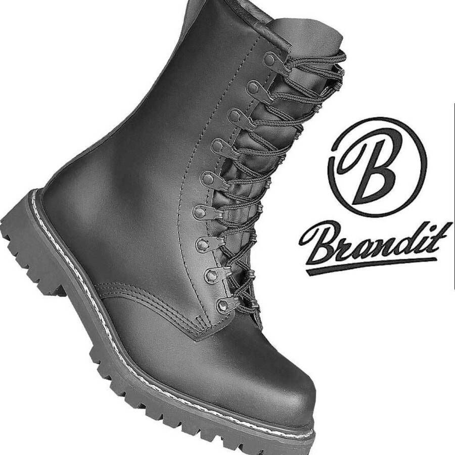 Brandit Combat Springerstiefel Para Zwart Legerkisten Uniseks Size