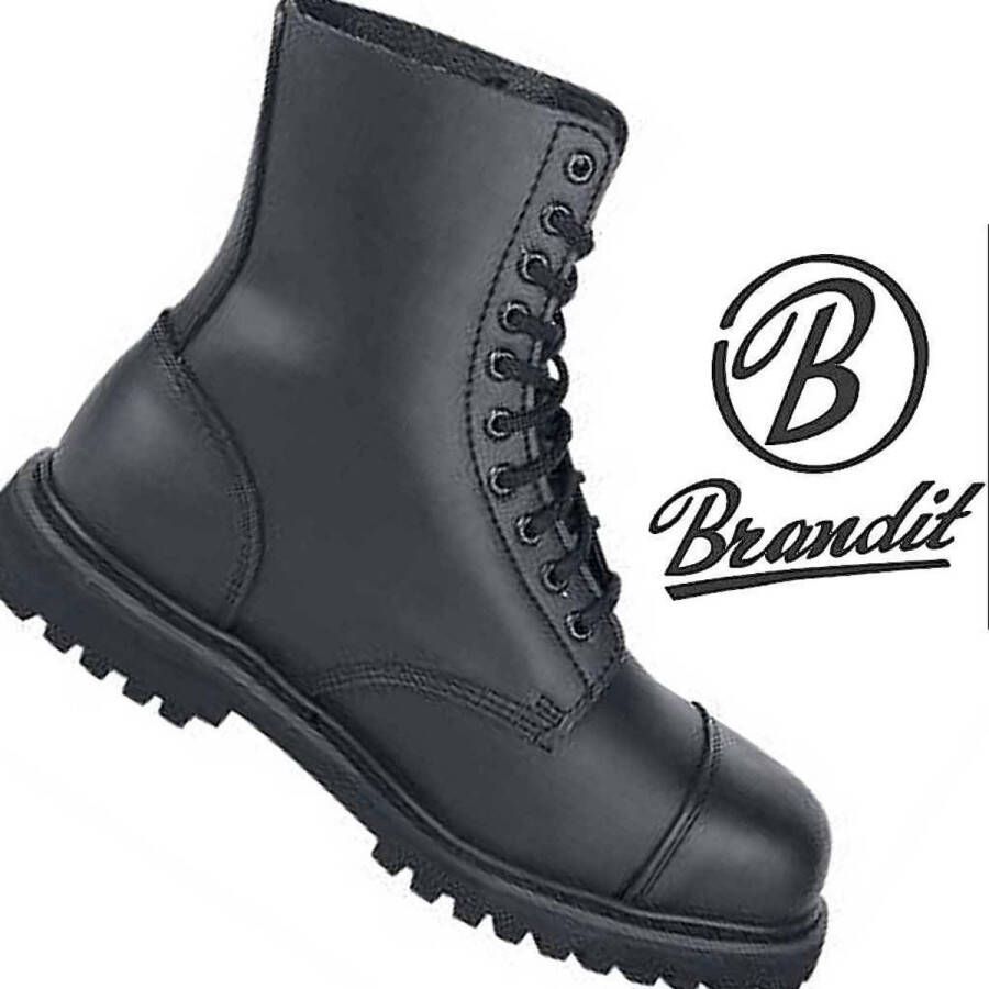 Brandit Phantom Boots 10 Eyelet Zwart Legerkisten