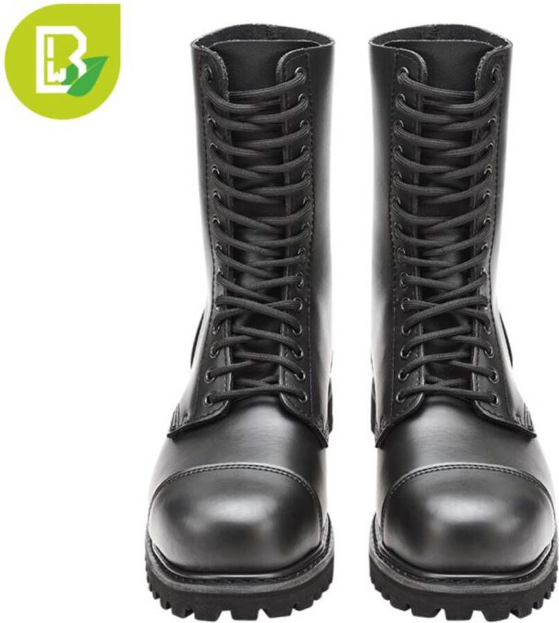 Brandit Vegantom 14-gaats laarzen Laars zwart Polyurethaan Unisex Basics Festival Gothic