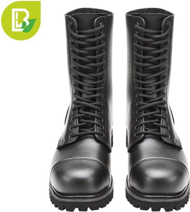 Brandit Vegantom 14-gaats laarzen Laars zwart Polyurethaan Unisex Basics Festival Gothic