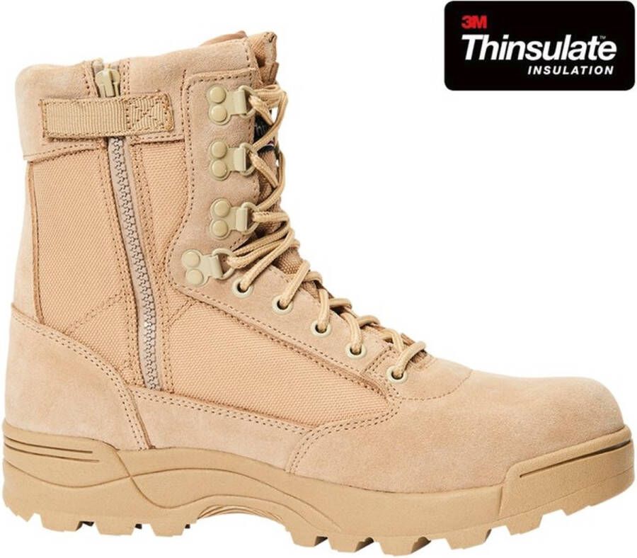 Brandit Veterlaars Tactical Zipper Boots Creme