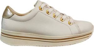 Braqeez 419260-500 Meisjes Lage Sneakers Wit Leer Veters